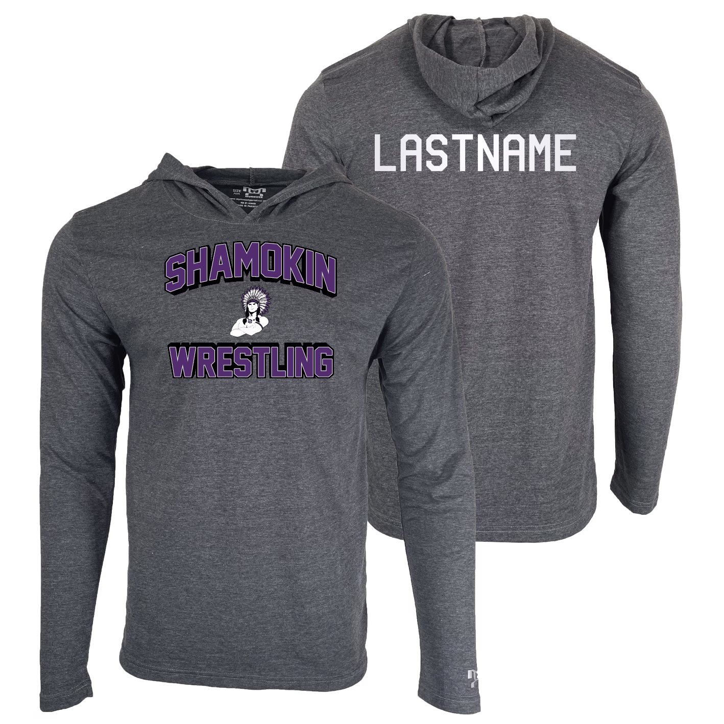 Shamokin Elementary Custom Heat Press Long Sleeve Hoodie T-Shirt