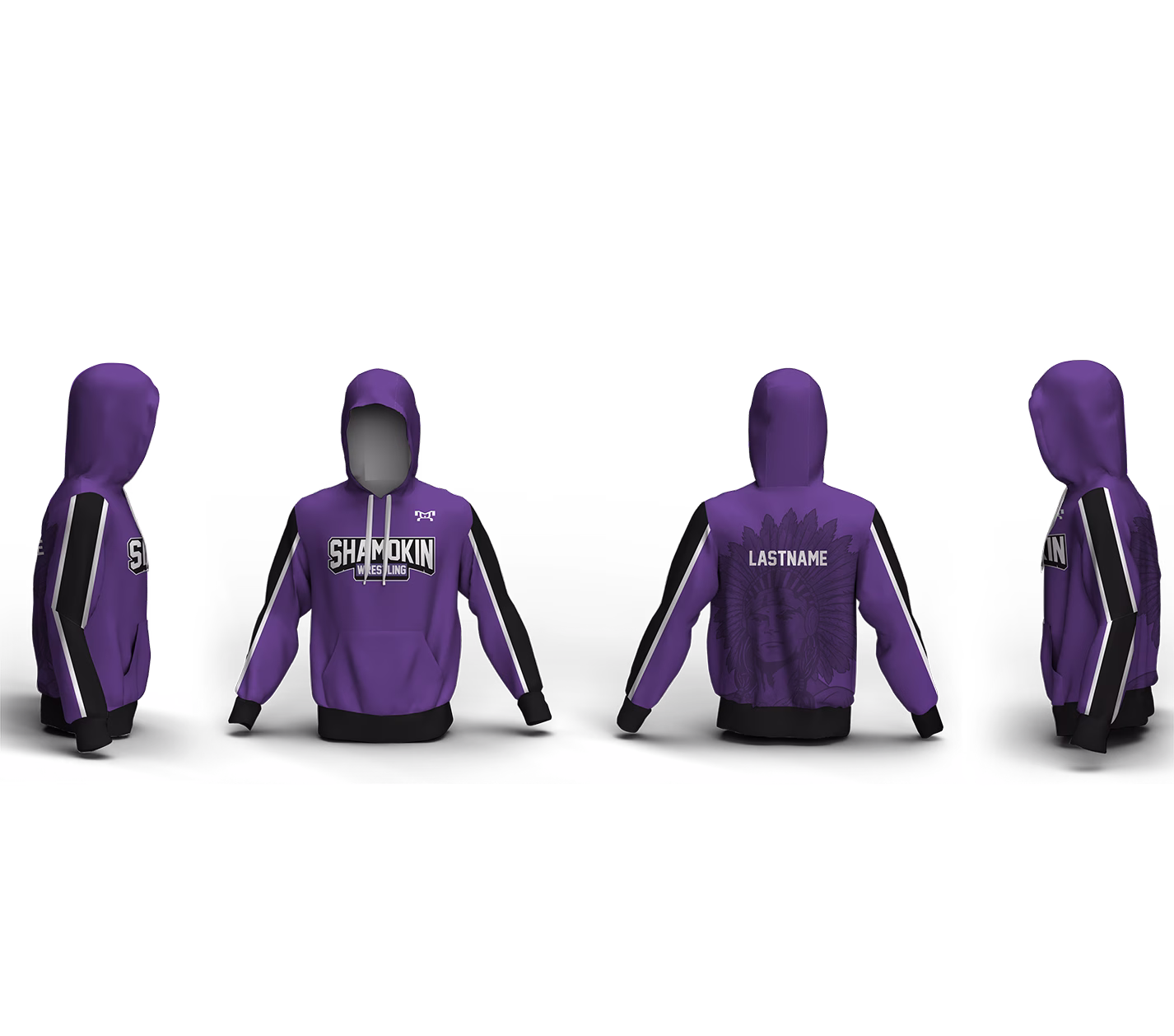 Shamokin Elementary Custom Unisex Sublimated Hoodie
