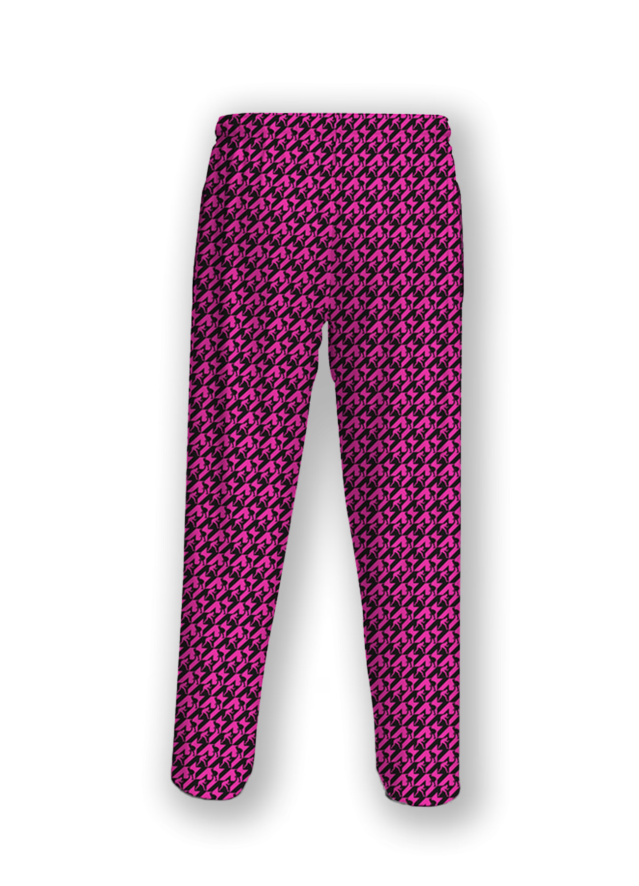 Girls Pink Houndstooth MyHOUSE Poly Fleece Pajama Pants - Image 2