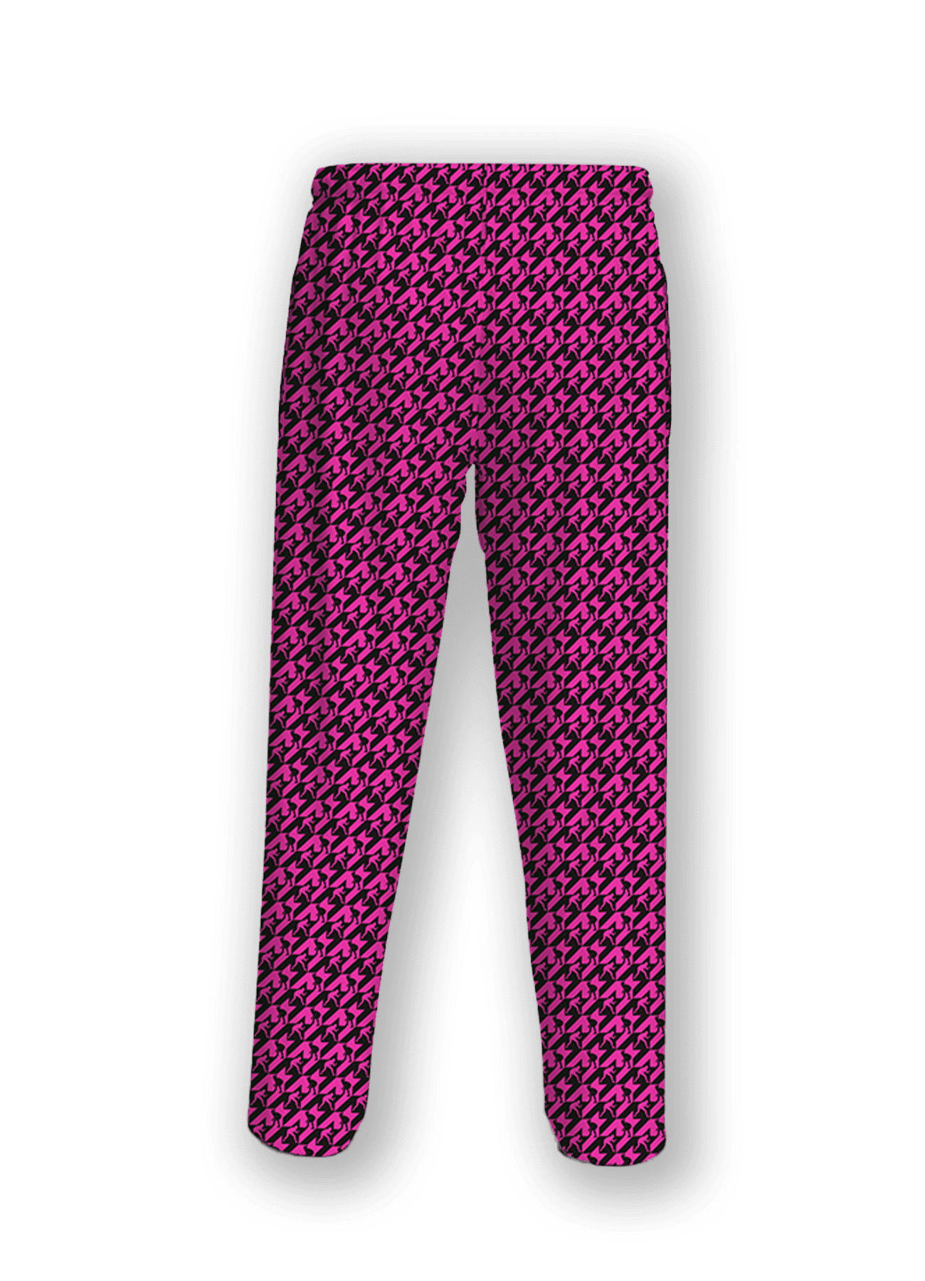 Girls Pink Houndstooth MyHOUSE Poly Fleece Pajama Pants - Image 2