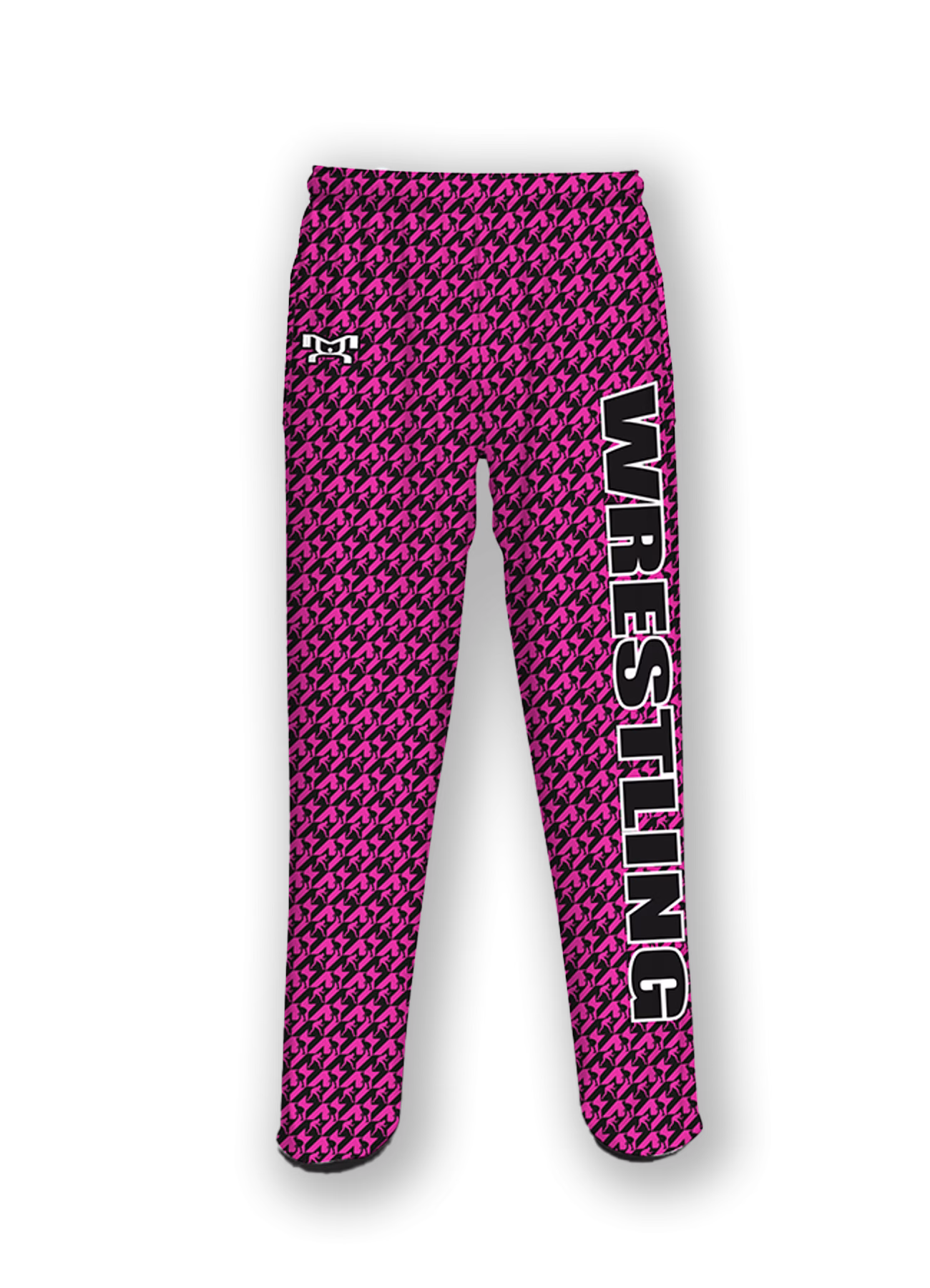 Girls Pink Houndstooth MyHOUSE Poly Fleece Pajama Pants