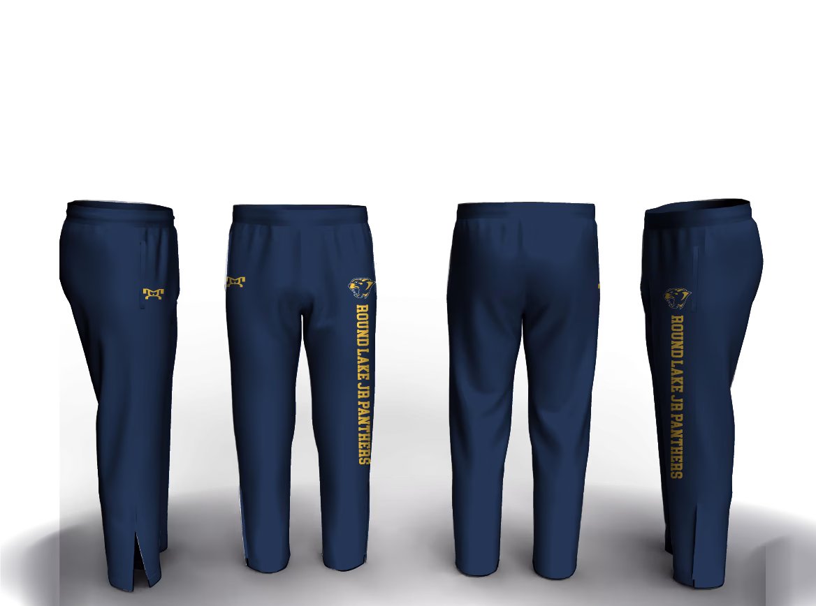Round Lake Jr Panthers Intrepid Tapered Pant (Zipper Bottom)