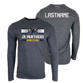 Round Lake Jr Panthers Custom Heat Press Long Sleeve T-Shirt