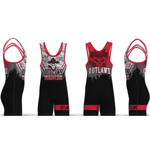 Outlaws Wrestling Club Camo 2026 Men's Singlet