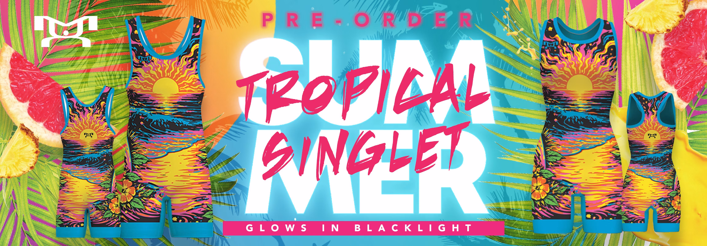 Tropical Summer Singlet Banner