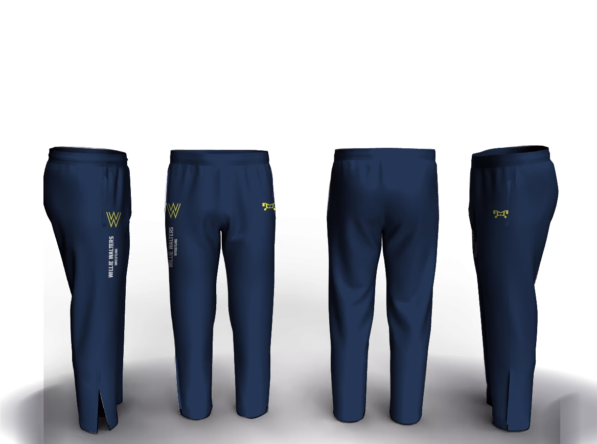 Willie Walters Athletic Pant (Tapered/Zipper)
