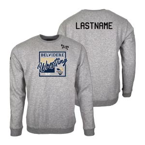Belvidere Bandits Wrestling MyHOUSE Heat Press Challenger Crewneck
