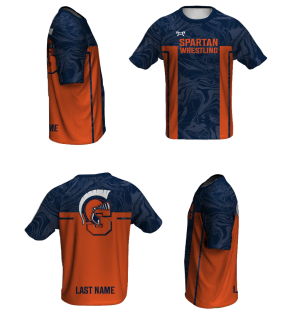 North Newton Wrestling Loose Short Sleeve Dri-Fit