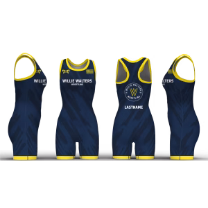 Willie Walters Women's Navy Racerback Singlet