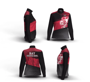Bay High School Women's Mid-Weight Quarter Zip