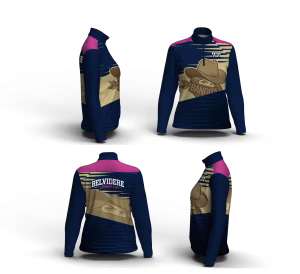 Belvidere Bandits Wrestling Women's Mid-Weight Quarter Zip