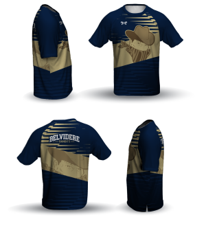 Belvidere Bandits Wrestling Loose Short Sleeve Dri-Fit