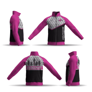 Bridgeport youth wrestling 2026 Pink  Athletic Full Zip Jacket