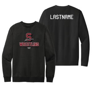 Stroudsburg Youth Black Heat Press Crewneck