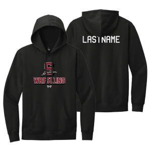 Stroudsburg Youth Black Heat Press Screen Printed Hoodie