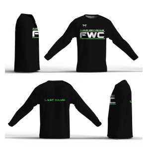 Flagler Wrestling Club Green Loose Long Sleeve Dri-Fit