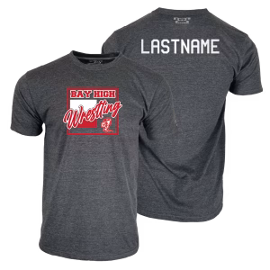 Bay High School Custom Heat Press Short Sleeve T-Shirt