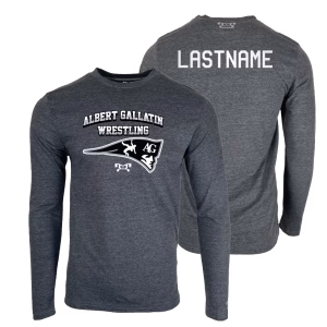 Albert Gallatin Youth Custom Heat Press Long Sleeve T-Shirt