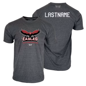 Dover Eagles Youth Custom Heat Press Short Sleeve T-Shirt