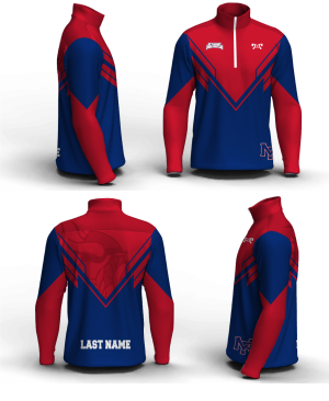 Mount Pleasant Junior Wrestling Men's Mid-Weight Custom Quarter Zip