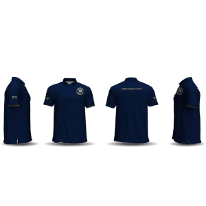 Bentonville Wrestling Club Navy Men's Custom Polo