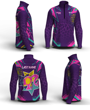Barbies Wrestling Men's Mid-Weight Custom Quarter Zip