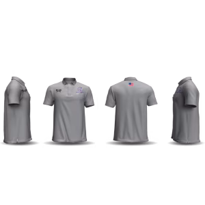 True North Academy Grey Men's Custom Polo