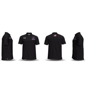 True North Academy Black Men's Custom Polo