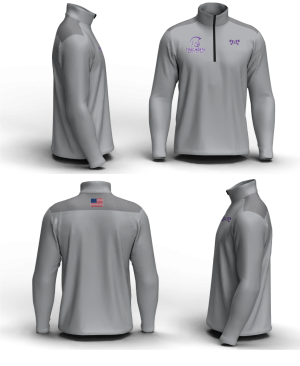 True North Academy Men's Mid-Weight Custom Quarter Zip