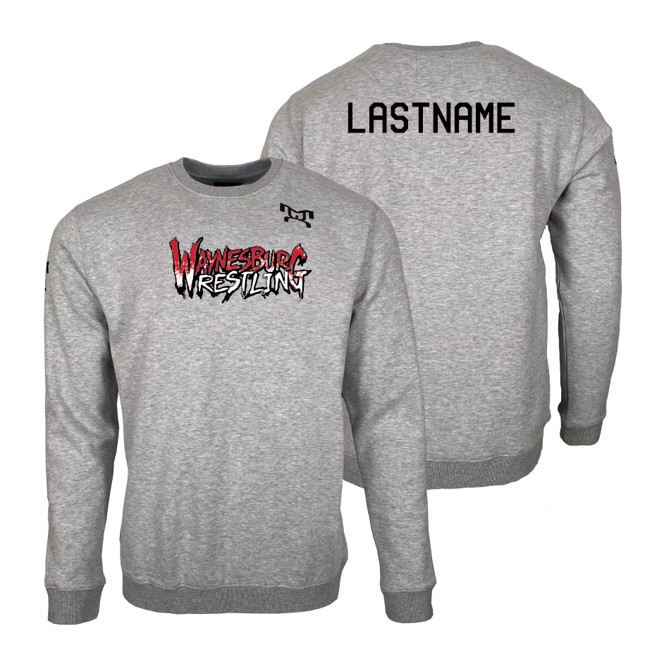 Waynesburg Central Wrestling MyHOUSE Heat Press Challenger Crewneck