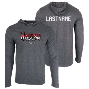 Waynesburg Central Wrestling Custom Heat Press Long Sleeve Hoodie T-Shirt