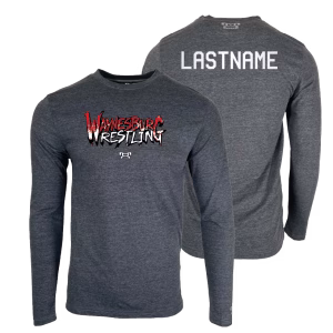 Waynesburg Central Wrestling Custom Heat Press Long Sleeve T-Shirt