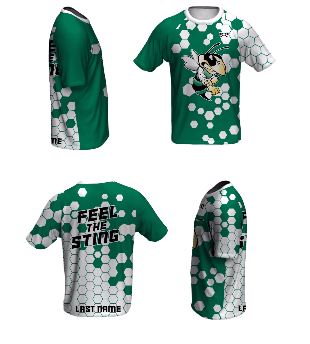 Wellsboro HORNETS Wrestling   Loose Short Sleeve Dri-Fit