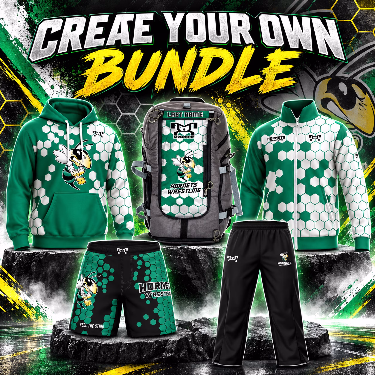 Wellsboro Hornets Wrestling   Create Your Own Bundle