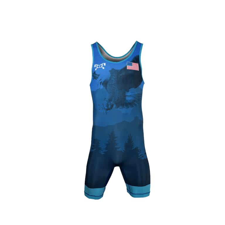Men's Soaring Eagle Singlet - Blue