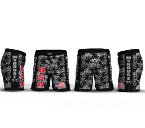 MyHOUSE USA "Wrestler Camo" Shorts - Night