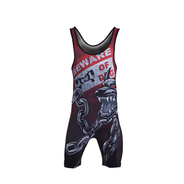 Beware of Dog MyHOUSE Singlet - Red