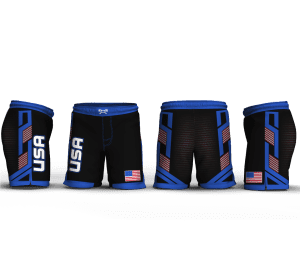 USA Stripes Wrestling Fight Shorts