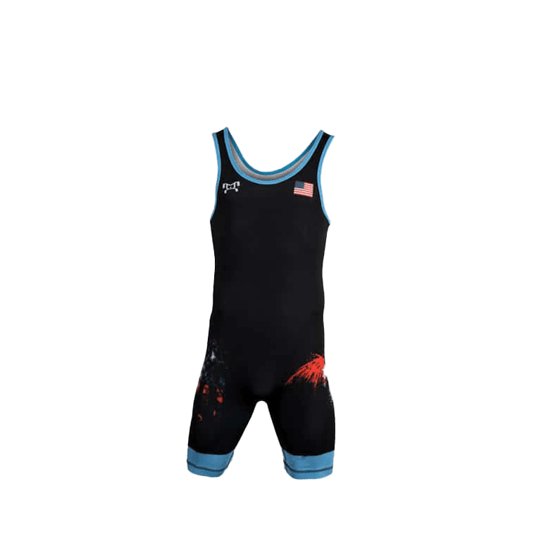 MyHOUSE USA Freestyle - Black Singlet