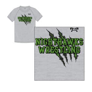 Nighthawks Wrestling Club Custom Sublimated Decal T-Shirt