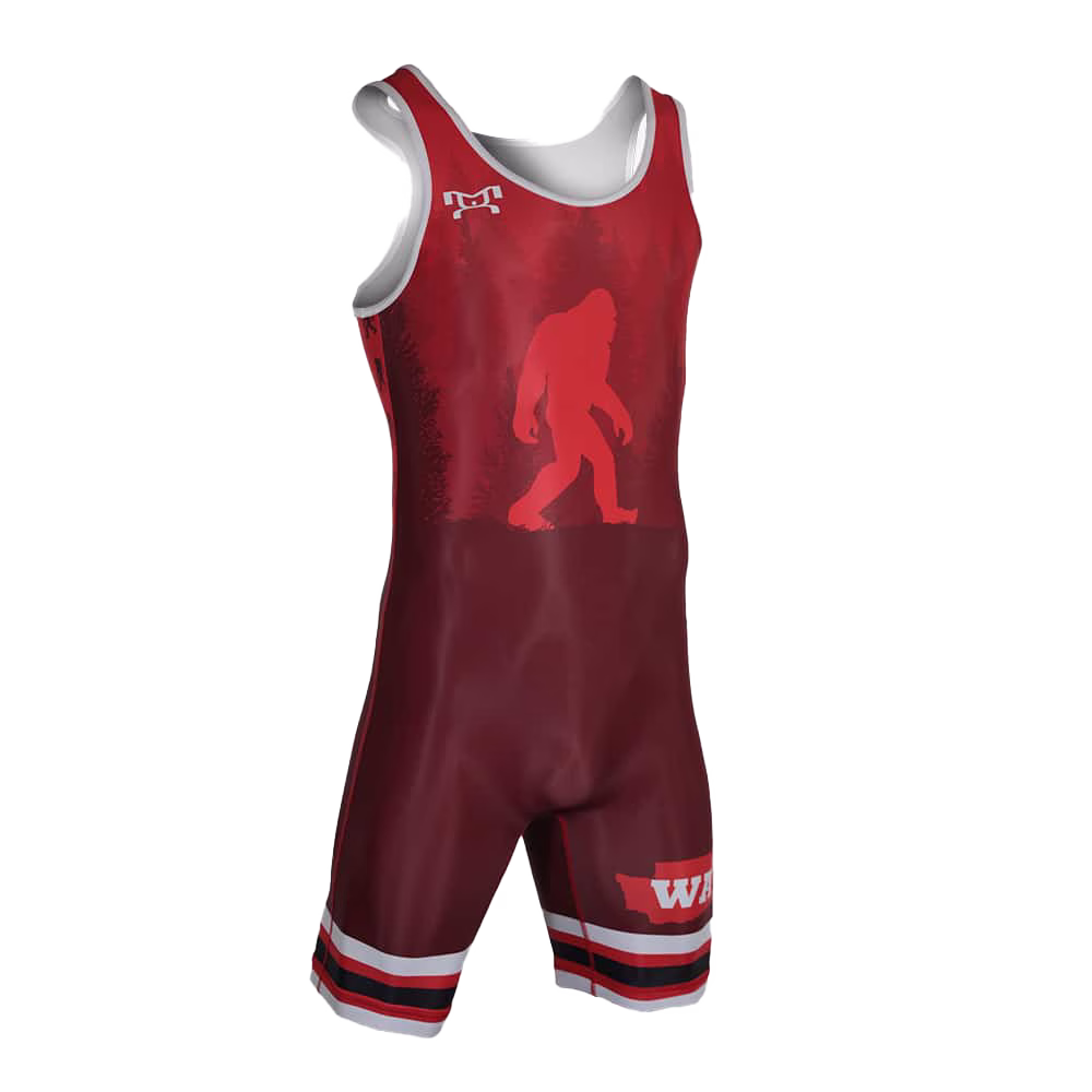 WIAA Sasquatch Red Singlet