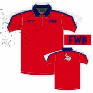 Fort Walton Beach Wrestling  Custom Polo Shirt