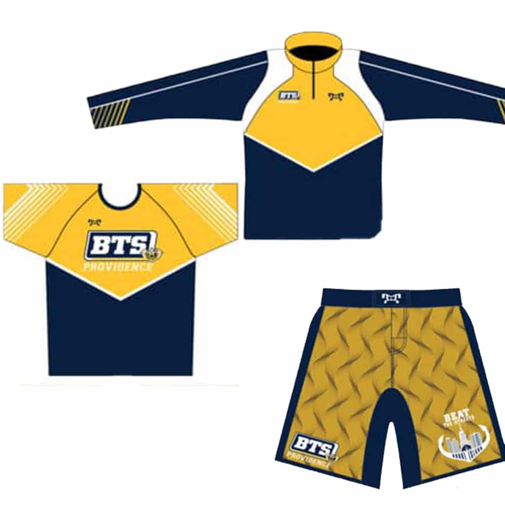 BTS Providence 1/4 Zip/ Fight Short/ SS Dri Fit Bundle