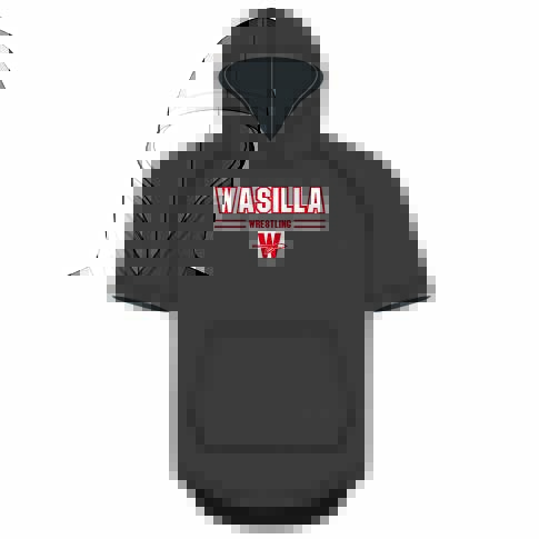 Wasilla High School Short Sleeve Hoodie