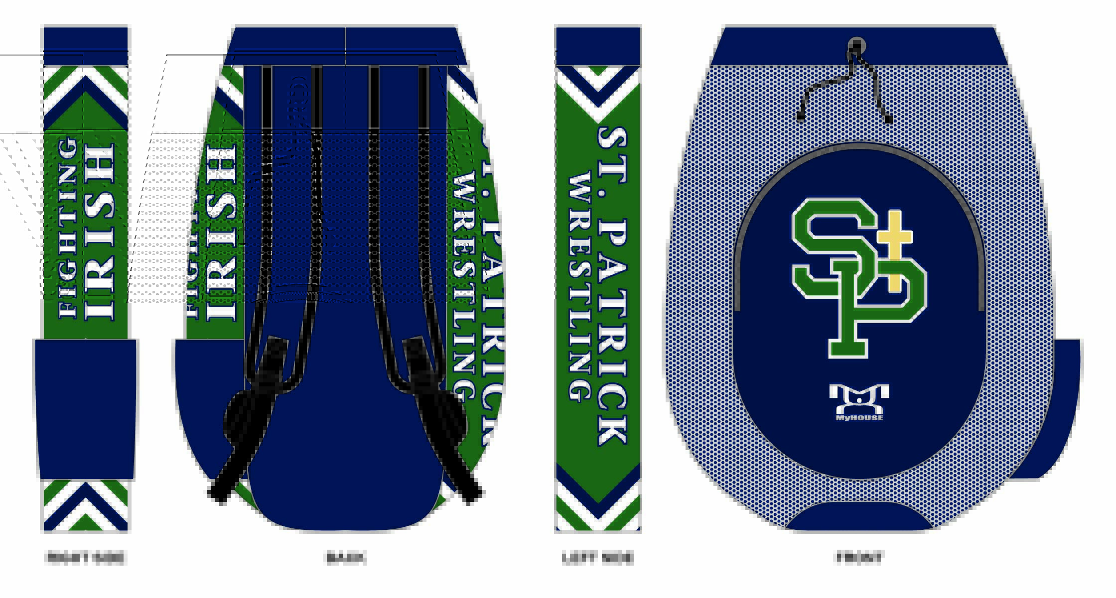 St. Patricks Custom Sublimated Gear Bag