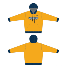 Lycoming College Gold Sublimated Hoodie