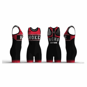 Bucks Wrestling Women's Black Custom Singlet