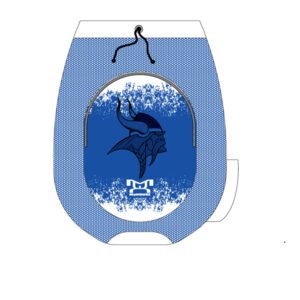 Hopkins Vikings Wrestling Custom Sublimated Gear Bag