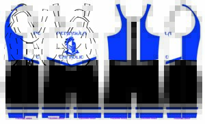 Peninsula Catholic  FOR WRESTLERS ONLY Custom Men's Singlet