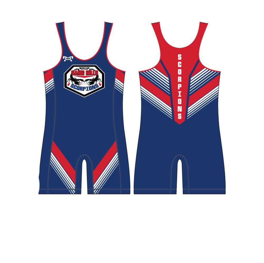 Sand Hills Youth Custom Blue Singlet